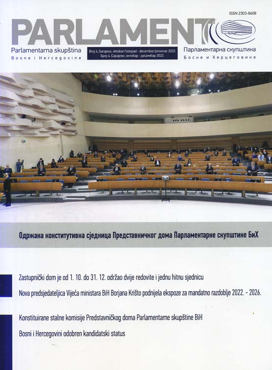 Štampan novi broj „Parlamenta“ za period oktobar – decembar 2022. godine